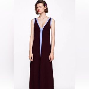 Zara color block ribbed